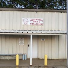 Softwashing A Commercial Metal Building in Meadville, MS